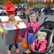 Kids are decked out in costume for the Trunk or Treat event at the Redding Community Center.
