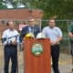 Gregg Dancho executive director of the Beardsley Zoo in Bridgeport, announces a new animal commissary on the property.