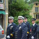 Mount Kisco firefighters march in the annual parade.