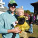 One of the younger costumed kids at the Great Pumpkin Festival at Boothe Memorial Park.