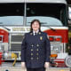 Kellie Goodell is the first female fire chief in River Vale history.