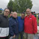 From L: Alex Guarino, Town of Haverstraw Supervisor Howard Phillips, Louis Gomez and Peter Eckert at Sunday's event.