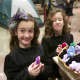 Two sisters check out the toys at Bass Pro.