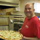 Danny's owner Danny Morton, with one of his hugely popular pizzas.