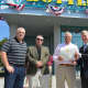 Glen Rock Councilman Michael O'Hagan, Mayor Bruce Packer, Bottle King owner Kenneth Friedman and Sen. Bob Gordon