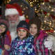 Kids got to visit with Santa at the end of Friday's event.