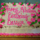 Cake for Bessye Shulman's 100th birthday.
