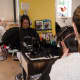 Jillian Quick gets her hair cut at X in Hackensack.