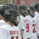 The Somers High lacrosse team celebrated a 7-4 win Saturday over visiting Bronxville.