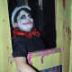 A scary clown inside New Milford's "Nightmare on River Road" Haunted Attraction.