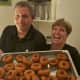 Glazed Over Donuts owners Ron and Lisa Tompkins have had their hands full since opening on Thursday.