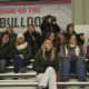 Fans watch the action between Brewster and Pawling Friday afternoon at the Brewster Ice Arena.