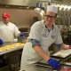 Michael at his job in the kitchen at Anderson Center for Autism.