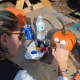 There were plenty of pumpkins to paint.