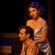 Christopher DeRosa and Katerina Papacostas in MTC MainStage's "Evita." 
