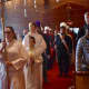 St. Matthew Knights of Columbus in procession for Thanksgiving Mass at St. Matthew Church
