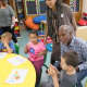 Actor and activist Danny Glover visits with children at The Hilltop School in Haverstraw earlier this week. He spoke of growing up with dyslexia and signed autographs for all the kids.