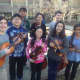 Irvington High and Middle School All-County musicians include, front row from left, Richard Ackerman, Robert Yun, Reinesse Wong, Anika Manchanda, Eesha Thaker; and back row ffrom left, Sohum Gala, Taylor Lee and Mary Cuff.