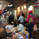 Customers line up for lunch at the new Jersey Mike's in Westport.