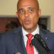 Haitian President Michel Martelly speaks at Spring Valley Village Hall