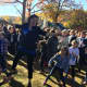 Dancing it out at the Hillary Pantsuit Flashmob in Chappaqua.