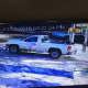 Surveillance footage of the suspect's vehicle