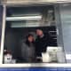 Ready to place your order at The Souvlaki Truck in Yonkers.