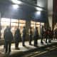 The line began forming before dawn Wednesday at the new Chick-Fil-A in Norwalk.