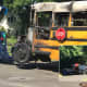 "So scary," wrote Kim Lifrieri. "Thank God the bus driver Ken and the boy got off safe."