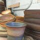 Custom-designed pottery from Connor McGinn Studios.