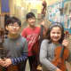 Main Street School All-County Orchestra include, from left, Seungchan Yun, Ryan Liu and Julianne Korb.