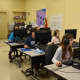 Students at the Main Street School in Irvington work during the district's recent "Hour of Code" event.
