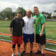 Patrick Murray, Adam Baiera, and Matt Simms at last year's camp