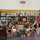 An Eastchester High student speaks at the National Art Honor Society induction ceremony.