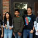 Freshmen enter Ossining High School for the first time.