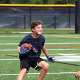 Ossining football players took part in a Pace youth clinic Sunday.