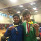 Irvington Middle School Science Olympiad club members Chinmay Joshi, left, and Henry Demarest took third place in Microbe Mission and fourth place in Road Scholar.