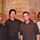 Posto's crew poses for a "family" shot. From left, they are: Sammy, Matt, Dino, and Patrick Amedeo, the owner.