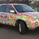 The Baked in Color Rainbow Cookie Car