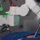 An image displaying the robotic navigation techniques for spinal surgery.