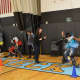 Rye Neck Middle School students collaborated with one another during their Middle School Olympics.