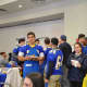 Members of Ardsley's football team hosted a spaghetti dinner to help raise funds for Shivonie Deokaran and her family.
