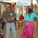 A member of the Waveny LifeCare Network's Adult Day program dances during the "cruise day" theme at the New Canaan facility. 