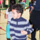 A young student breaks it down at Highview Autism Awareness Dance-a-Thon.
