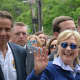 Gov. Andrew Cuomo, who lives in the northern side of town, is pictured at left, with Chappaqua's Hillary Clinton in New Castle's 2016 Memorial Day parade.