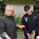 Mount Kisco restauranteur Bonnie Saran, owner of Little Drunken Chef,  joins Martha Stewart in her Katonah yard for a Fourth of July grilling video, which was posted on Facebook.