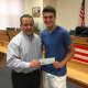 Lorenzo Penna received a scholarship from the Carlstadt Recreation Soccer League