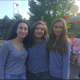 From left, Samantha Ballas, 15, Stephanie Ballas, 14 and Grace Pomposello, 14