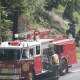 The brush fire was reported to police by an anonymous caller, NorthJersey.com reports.