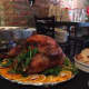 Turkey was front and center at Little Drunken Chef's annual free Thanksgiving buffet.